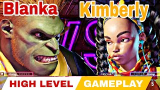 Street Fighter 6 Blanka vs Kimberly Extreme Showdown Gameplay