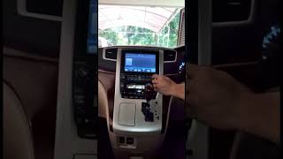 Repair LCD + Audio mobil Toyota Alphard mati total