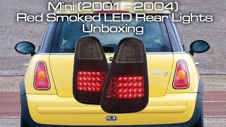 MINI R50 R52 R53 2001 - 2004 RED SMOKED LED UPGRADE REAR TAIL LIGHTS