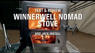 Test and Review - Winnerwell Nomad Camp Tent Stove and Jack Install