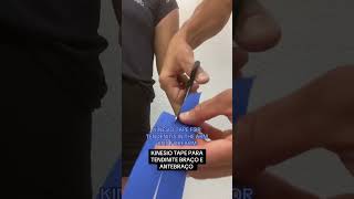 COMO COLOCAR KINESIO TENDINITE NO BRAÇO E ANTEBRAÇO #dicas #kinesiotape #fisio