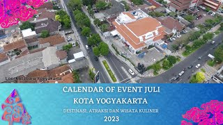 CLARA (Calender of Event Harian) edisi bulan Juli 2023 || Event Wisata Kota Jogja