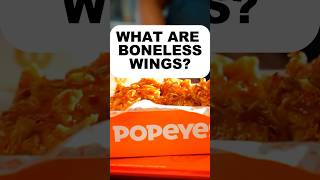 What are BONELESS WINGS? #chickenwings #hotwings