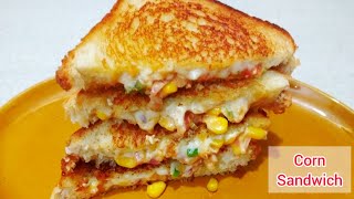 Mayonnaise Corn Sandwich Recipe in just 5 Minutes | Veg Cheese Sandwich Recipe by Cook With Tabasum