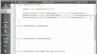 C++ Qt 66 - QTCPSocket using signals and slots