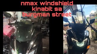 burgman street 125 windshield installation.