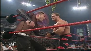 Jeff Hardy vs Chris Benoit Intercontinental Title Match Raw 12.18.2000