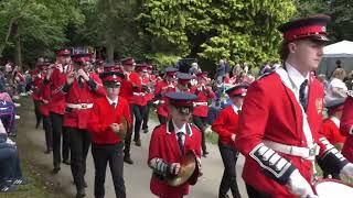 Crosskeys Victoria flute band @ Scarva 2024