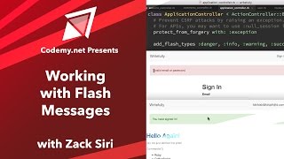 Rails: Working with Flash Messages