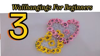 ✨ 3 Amazing IDEAS  ✨| Easy DIY Wall Hanging Tutorial | How To Make | DIY Home Decor