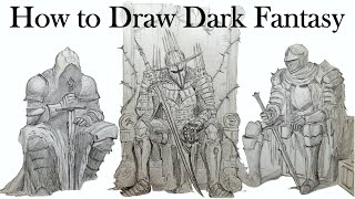 Guide to Drawing Knights and Armor | Dark Fantasy