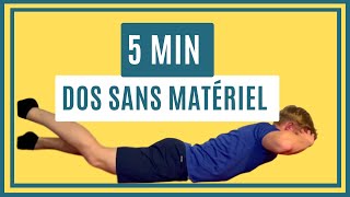 5 MIN RENFORCEMENT DOS SANS MATÉRIEL | A VOS MARC