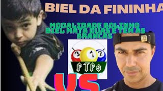 Biel da fininha vs João da Live jogo de bolinho Biel mata duas e tem as brancas e as cegas