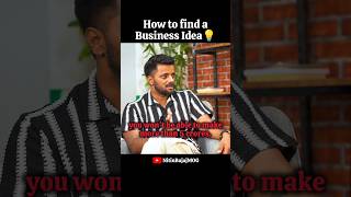 How To Find A Business Idea? @NitinBajajMOG #shorts #viral #business #clothingbrand #money