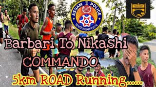 Barbari To nikashi road running Assam police and commando #yt #assampolice #commando #MsB vlog