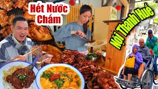 Ẩm Thực Cố Đô Huế - Ngon Hết Nước Chấm "Cơm Trưa MỢ " Nội Thành Huế 30k, Bún Rêu Cua Nguyễn Huệ 20k