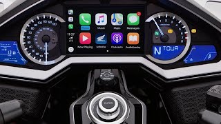 The all New Honda GoldWing 2018 with world's first Apple CarPlay in a motorcycle!