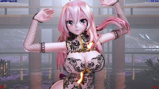 【sdPBR3.30】透けレース・チャイナドレスのルカで「踊」【MMD/4K/60fps】