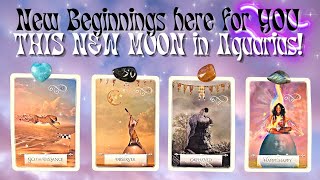 New beginnings happening for YOU this NEW MOON 🌙 in Aquarius ♒️ | 🔮Pick A Card🔮 | Jan 21 - 23