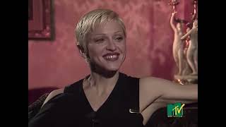 Madonna – MTV Girlie Talk interview in Paris Outtakes  // AI Upscale Test