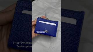 حامل بطاقات ازرق من كوتش 🔥 blue coach card holder