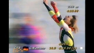 Winter Olympic Games Albertville 1992 - 3 km Boyko - Niemann (Gold)