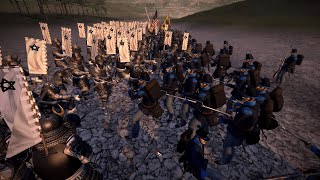 200 US soldiers vs 200 Samurais - Shogun 2 Total War / TFotS mod Scramble of the far east