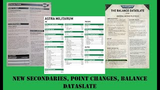 New secondaries, points changes and a new balance dataslate! | Astra Militarum | Warhammer 40,000