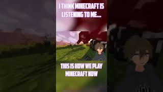 PLAYING MINECRAFT IN VRChat #shorts