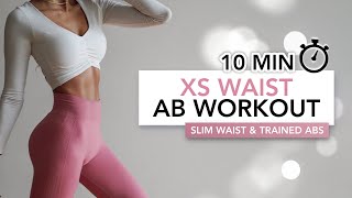 10 MIN XS WAIST WORKOUT | Тонкая талия и тренированный пресс | Eylem Abaci