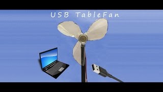 How to Make a USB Table Fan