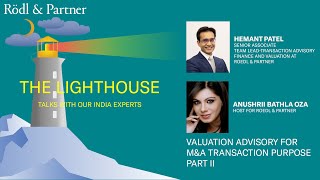 The Lighthouse-Talks  – Valuation Advisory for M&A Transaction Purpose Part II