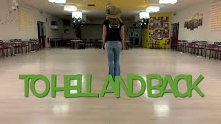 TO HELL AND BACK Line Dance - Teach and Dance