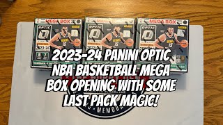 2023-24 Panini Optic Mega Box Opening with some Last pack magic!