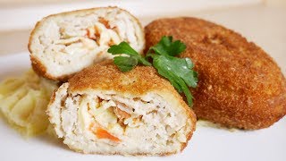 Зразы с ОМЛЕТНОЙ начинкой, цыганка готовит. Gipsy cuisine.