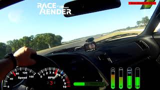 Supra Turbo Brainerd Competition Course 1:41.45 With Data overlay