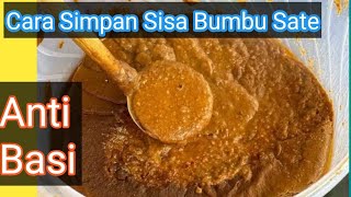 Cara Menyimpan Sisa Bumbu Sate Setelah Jualan