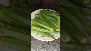 Bhindi fry recipe #bhindi #recipe #sabji #shorts #youtubeshorts #vud