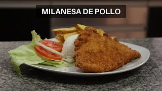 MILANESA DE POLLO CON PAPAS FRITAS (PANKO) | Cocina Peruana | Al Estilo Peruano