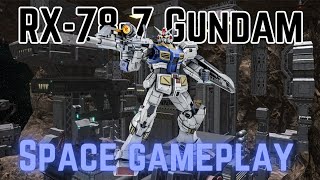 Gundam G07 in space | GUNDAM BATTLE OPERATION 2 gameplay