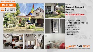 DIJUAL RUMAH LOKASI TENGAH KOTA, COCOK UTK KOSTAN IDR 5,5 M HUB. 0877 7756 8484 / 0812 2216 2772