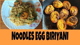 NOODLES EGG BIRIYANI|BACHELOR'S RECEPIE|QUICK BIRIYANI|