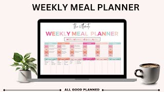 Ultimate Meal Planner With Automated Grocery Shopping List