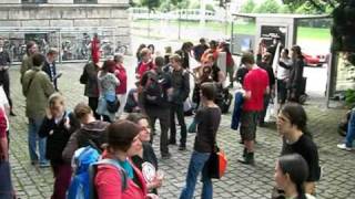 Studenten Demonstration für den freien Hochschulzugang 29/06/2009