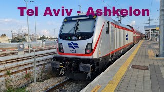 TRAXX AC3 Cab View from Tel Aviv University to Ashkelon