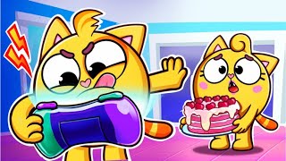 Komm nicht ins Spiel 💻 Lerne gesunde Gewohnheiten | Kinderlieder 🐱🐨🐰🦁 und Kinderreime von Baby Zoo