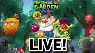 LIVE: PLAYING PVZ 2 GARDEN RUSH PART 1 | Plants vs. Zombies 2 Garden Rush