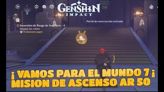 Genshin Impact  ascensió a mundo 7