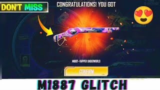 M1887 FREE GUN SKIN GLITCH 😍  LUCKY WHEEL EVENT  FREE FIRE NEW EVENT    FF NEW EVENT TODAY