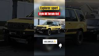 Modificación visual Ford Explorer Style All Terrain 4x4